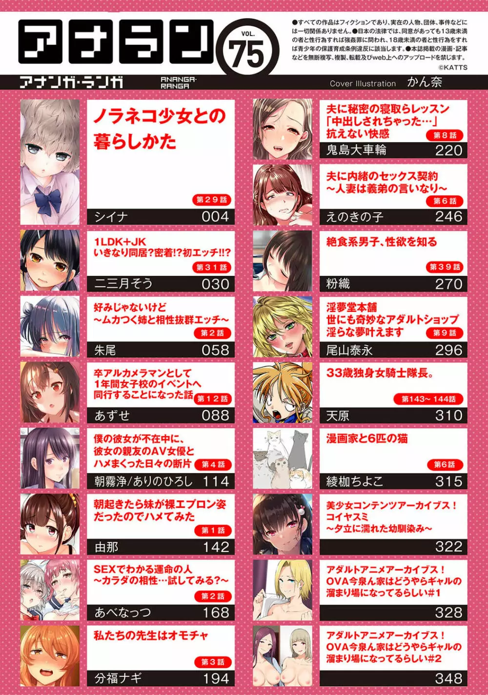 アナンガ・ランガ Vol. 75 3ページ