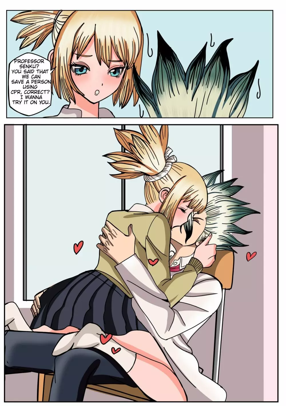 Senku x Kohaku love chemistry 4ページ