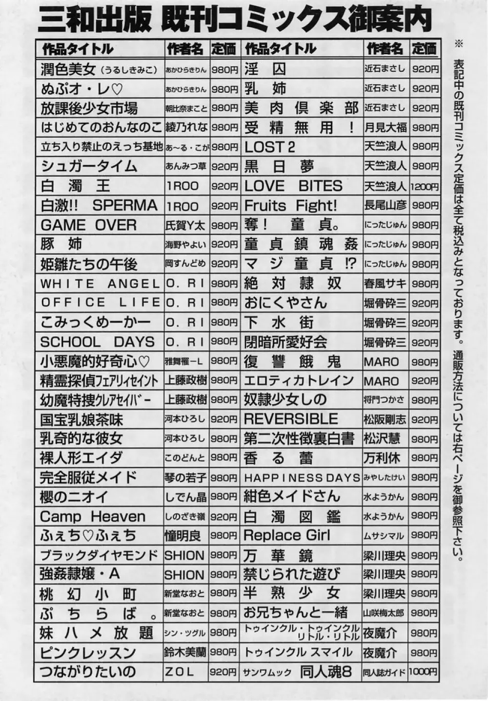 コミック・マショウ 2005年2月号 224ページ