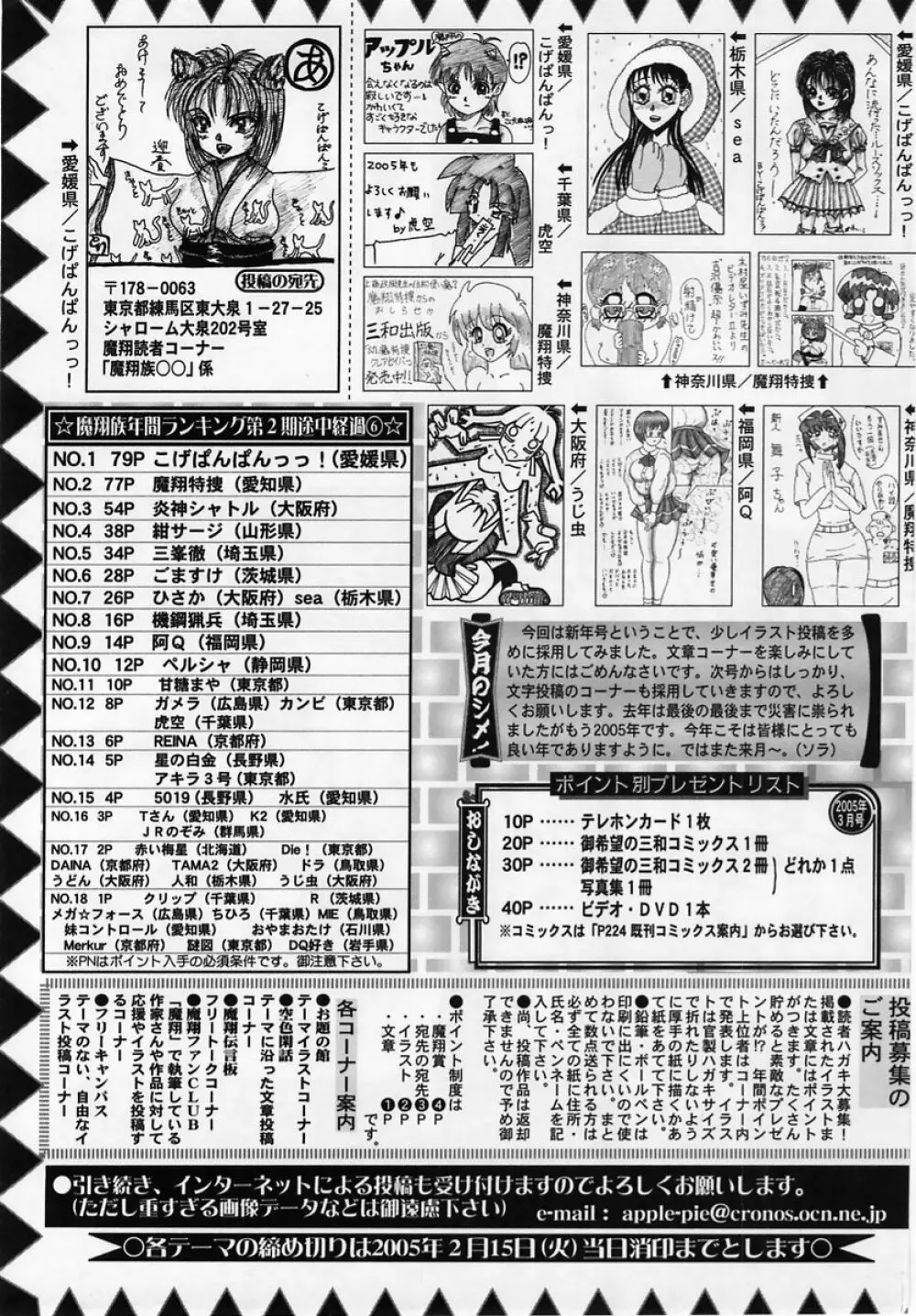 コミック・マショウ 2005年3月号 231ページ