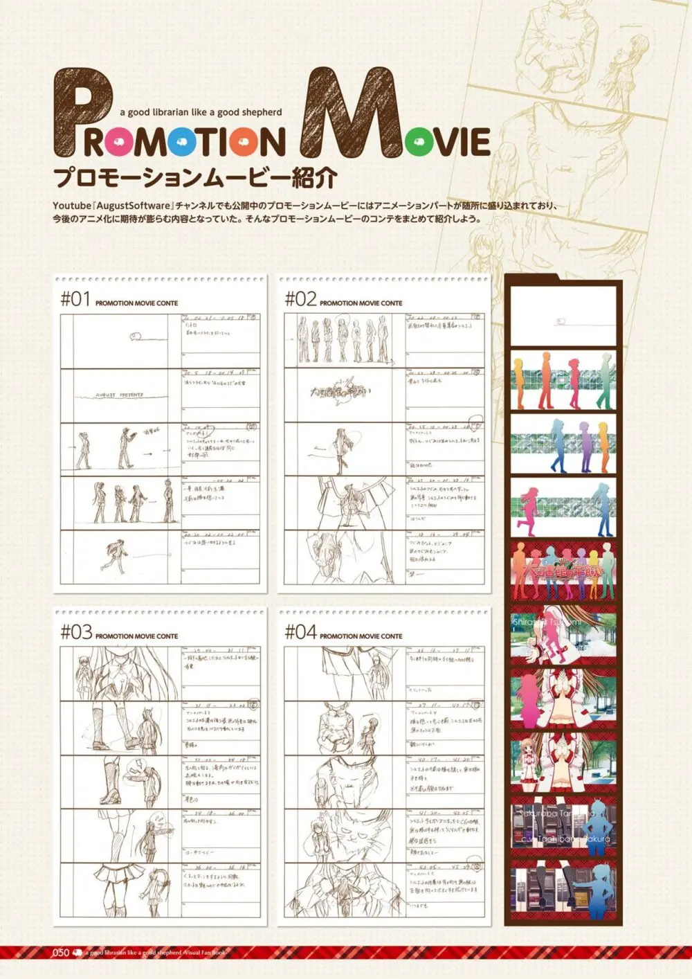 大図書館の羊飼い ビジュアルファンブック 54ページ