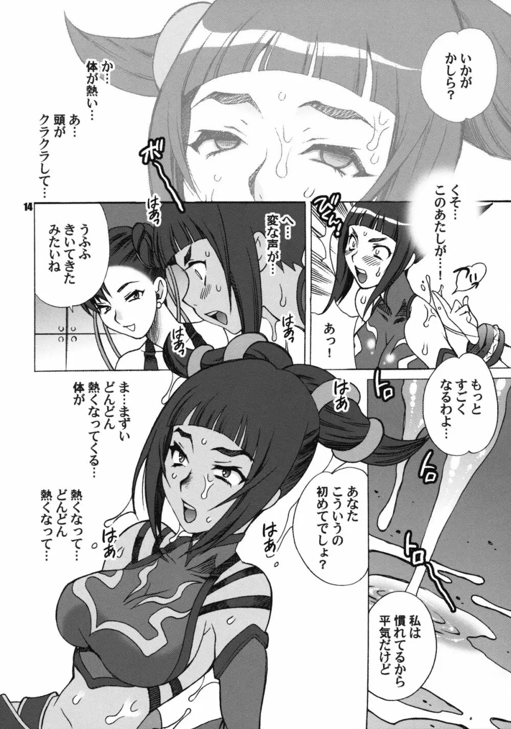 ゆきやなぎの本 23 ぬるぬる ジュリ＆春麗 13ページ