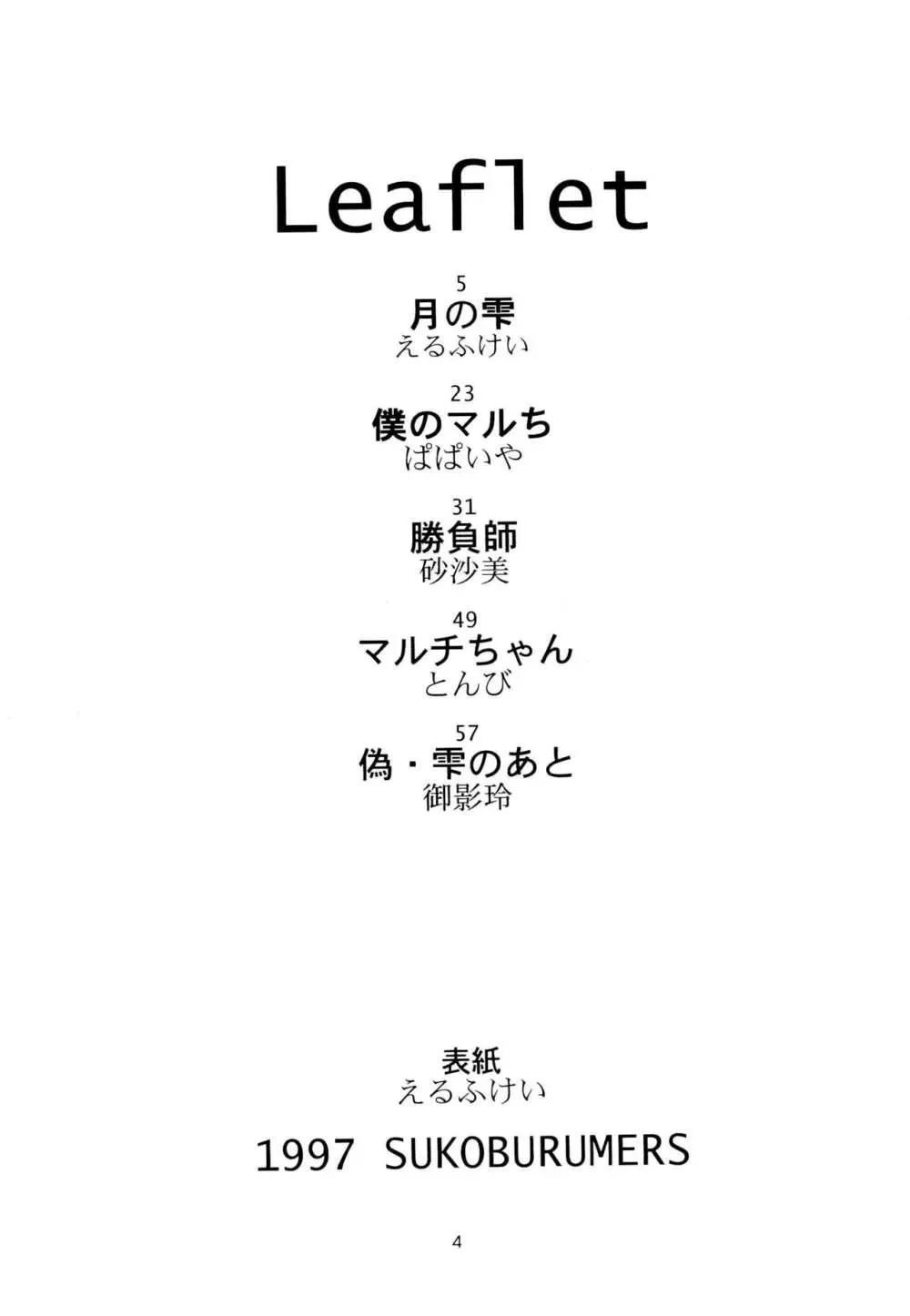 Leaflet 4ページ