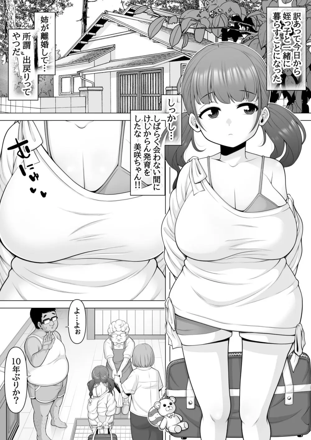 10年ぶりに会った巨乳メスガキ姪っ子が俺をバカにしてきたのでお仕置き睡眠姦レイプしちゃいました-姪っ子を睡眠姦 2ページ