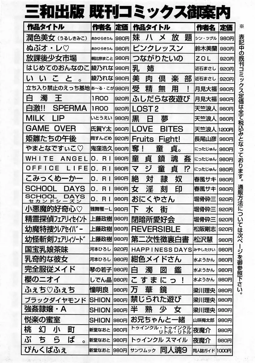 コミック・マショウ 2005年12月号 224ページ