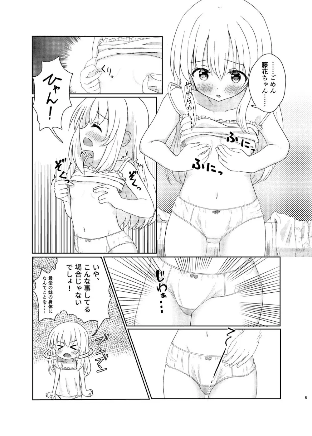 妹になっちゃったお兄ちゃんの災難 4ページ