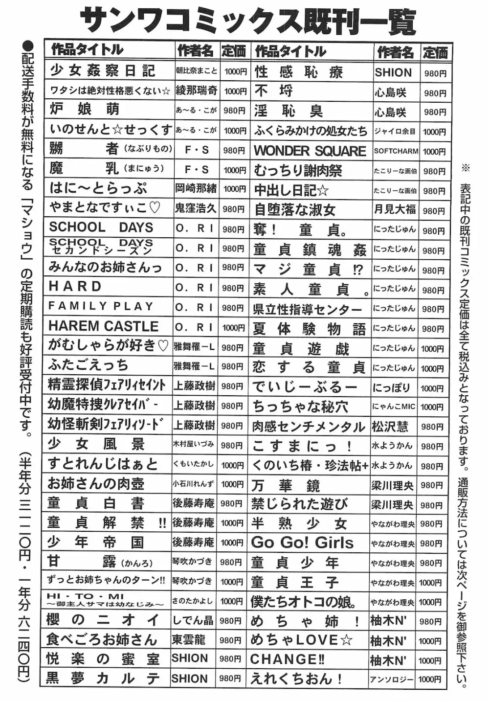 コミック・マショウ 2010年9月号 253ページ