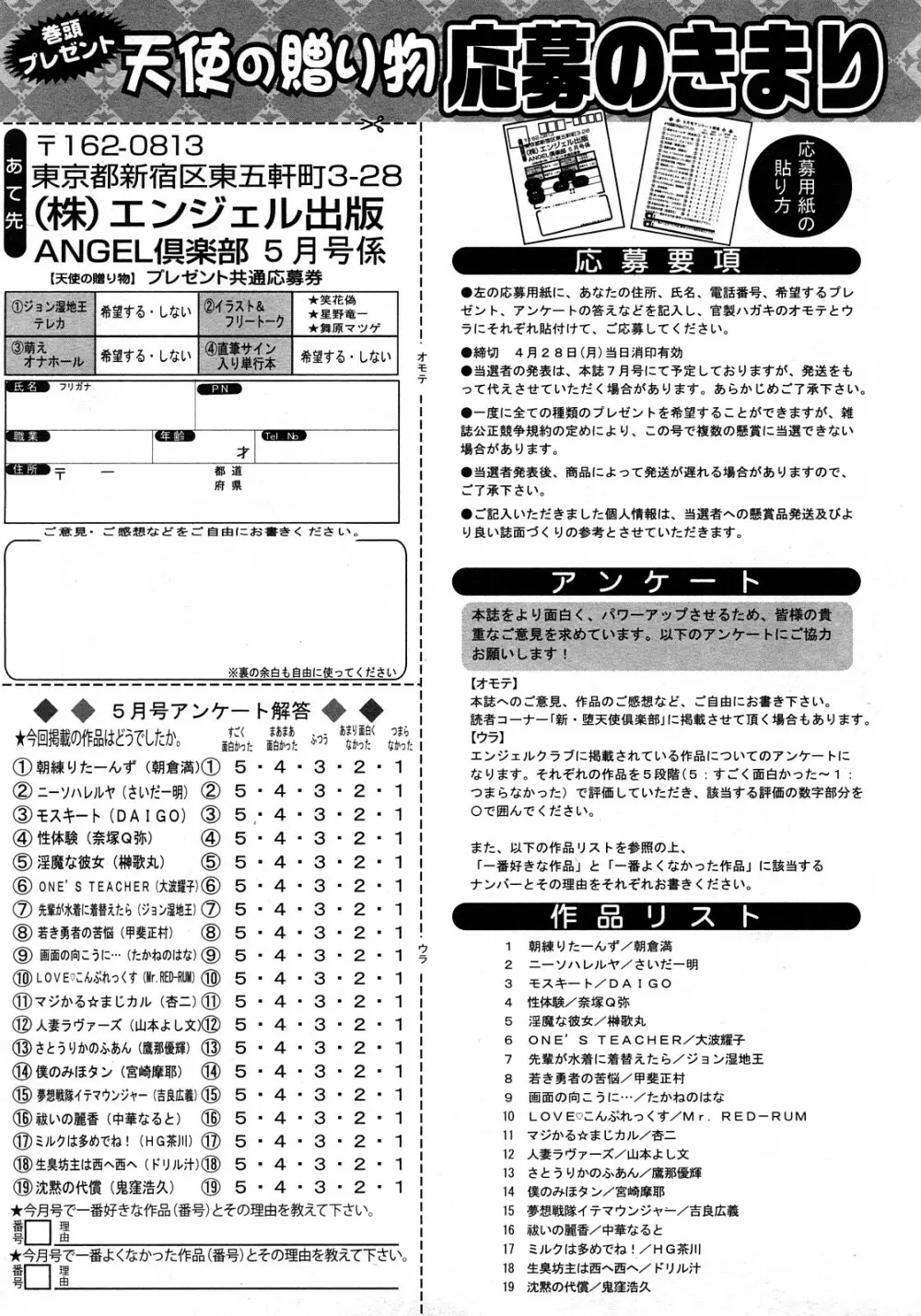 ANGEL 倶楽部 2008年5月号 423ページ