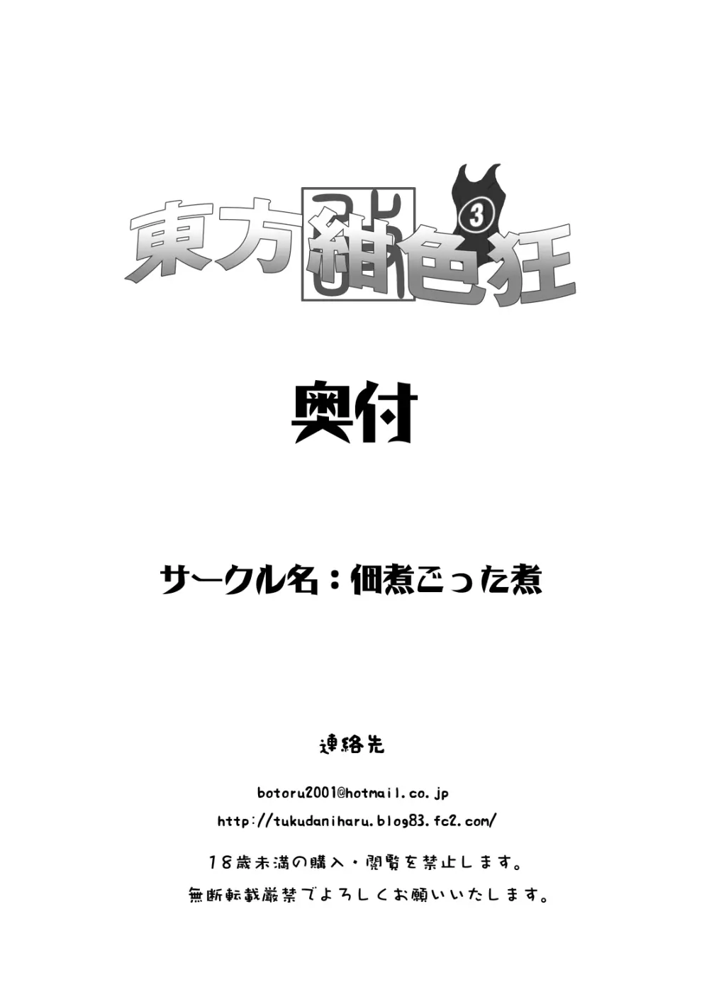 東方紺色狂改3 21ページ