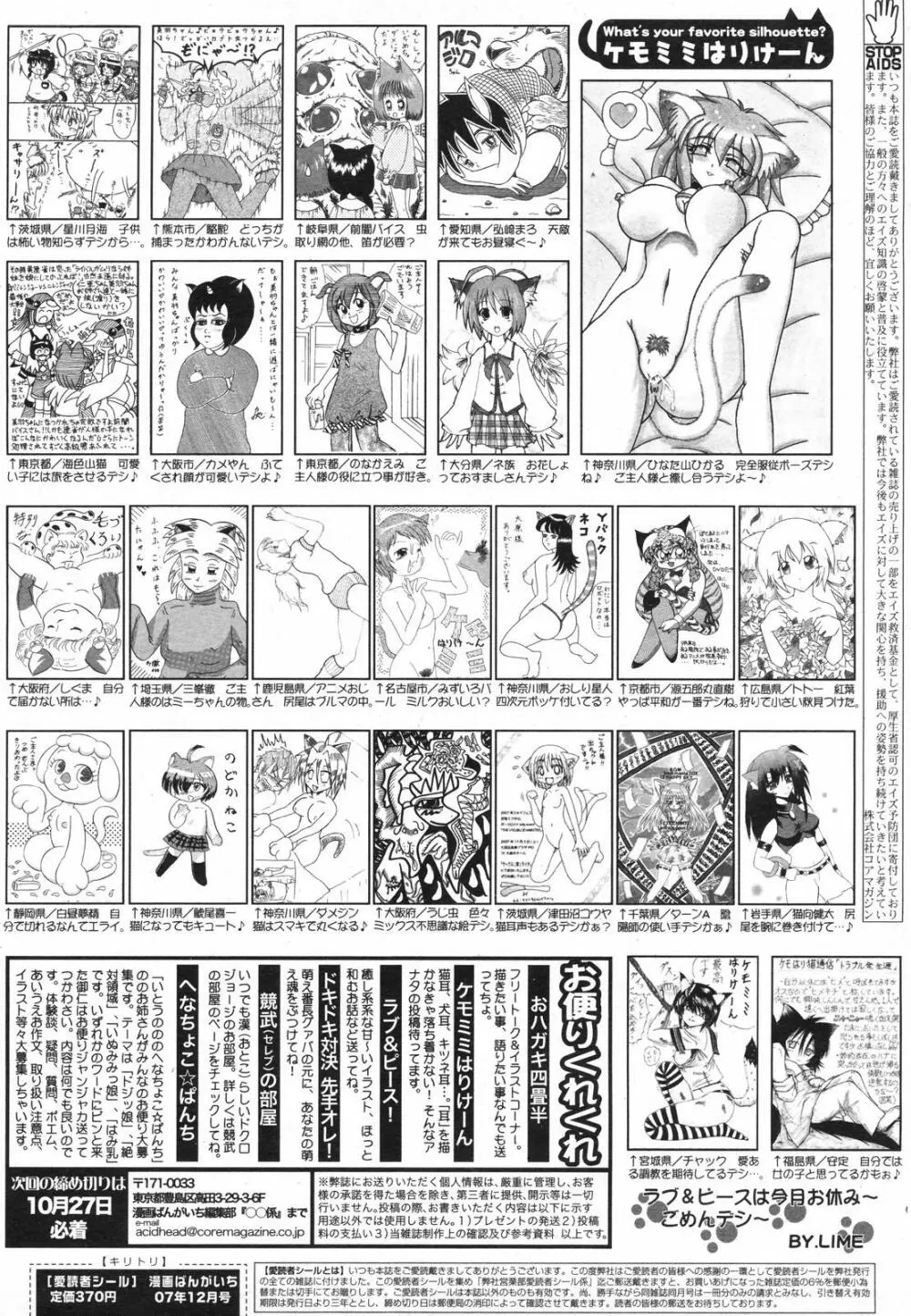 漫画ばんがいち 2007年12月号 262ページ