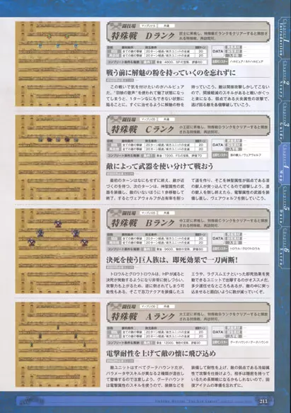 神採りアルケミーマイスター パーフェクトガイドブック 215ページ