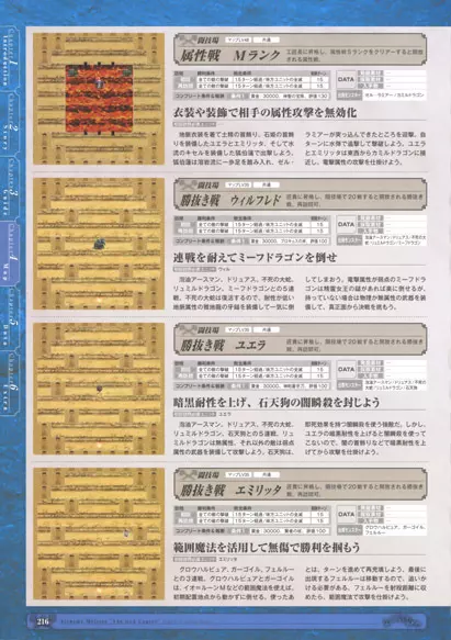 神採りアルケミーマイスター パーフェクトガイドブック 218ページ