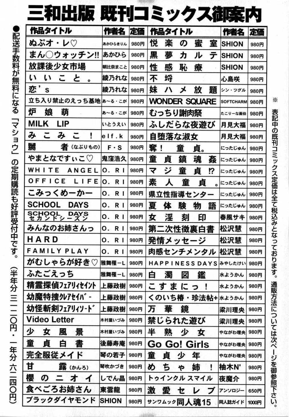 コミック・マショウ 2008年7月号 224ページ