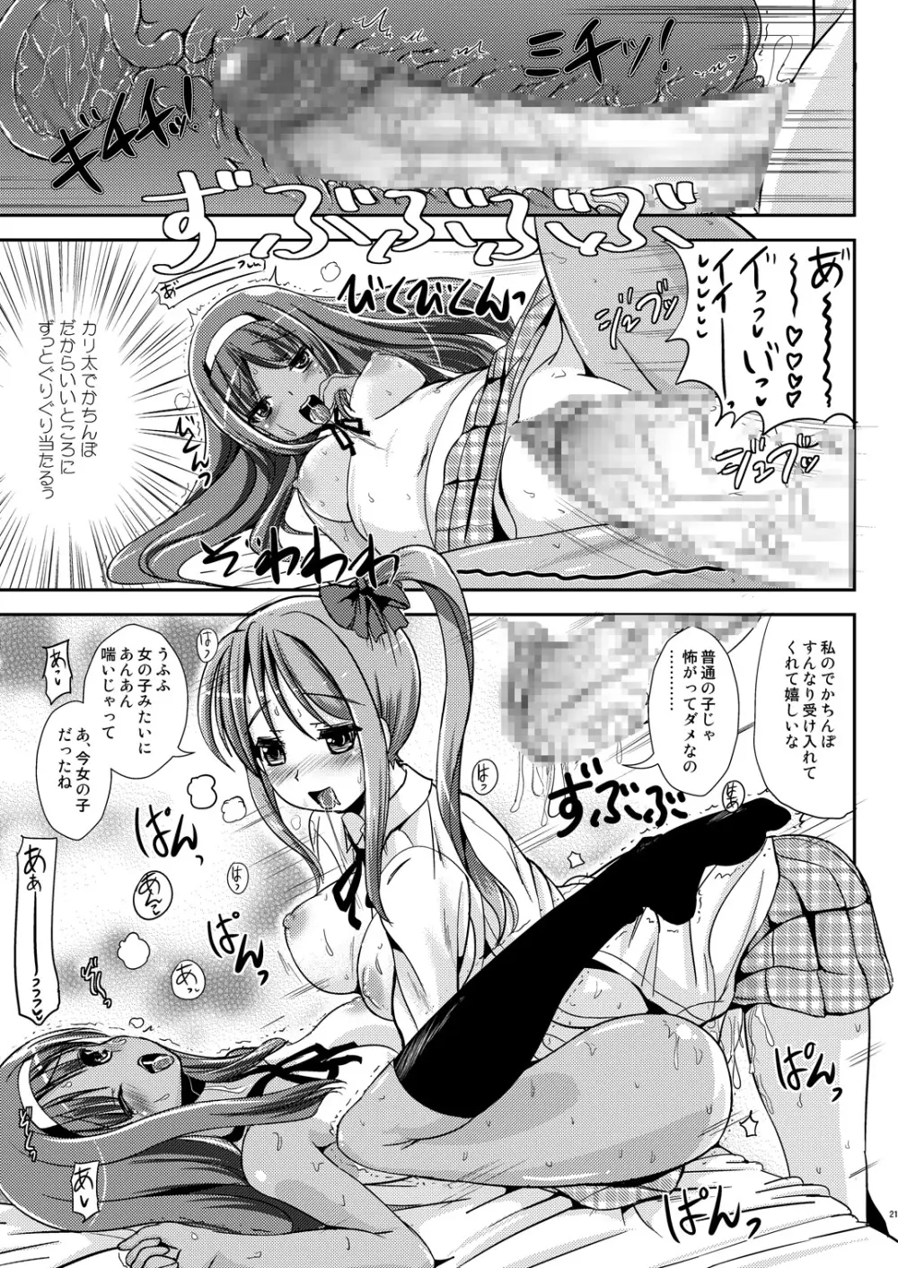 朝女な俺とふたなりっ娘お嬢様 前編 20ページ