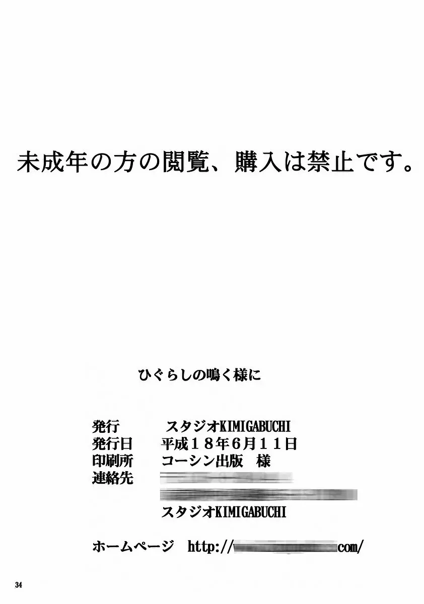 ひぐらしの鳴く様に 31ページ