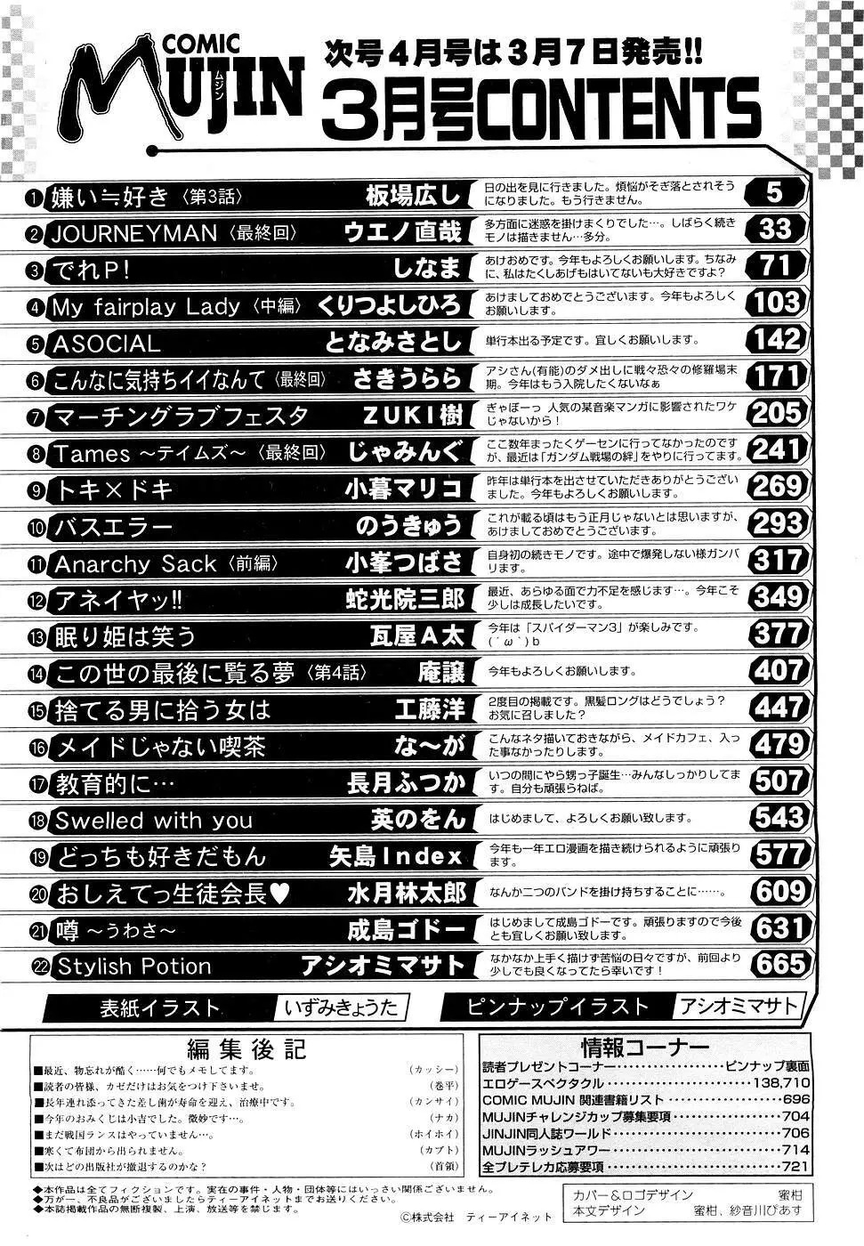 COMIC MUJIN 2007年3月号 723ページ