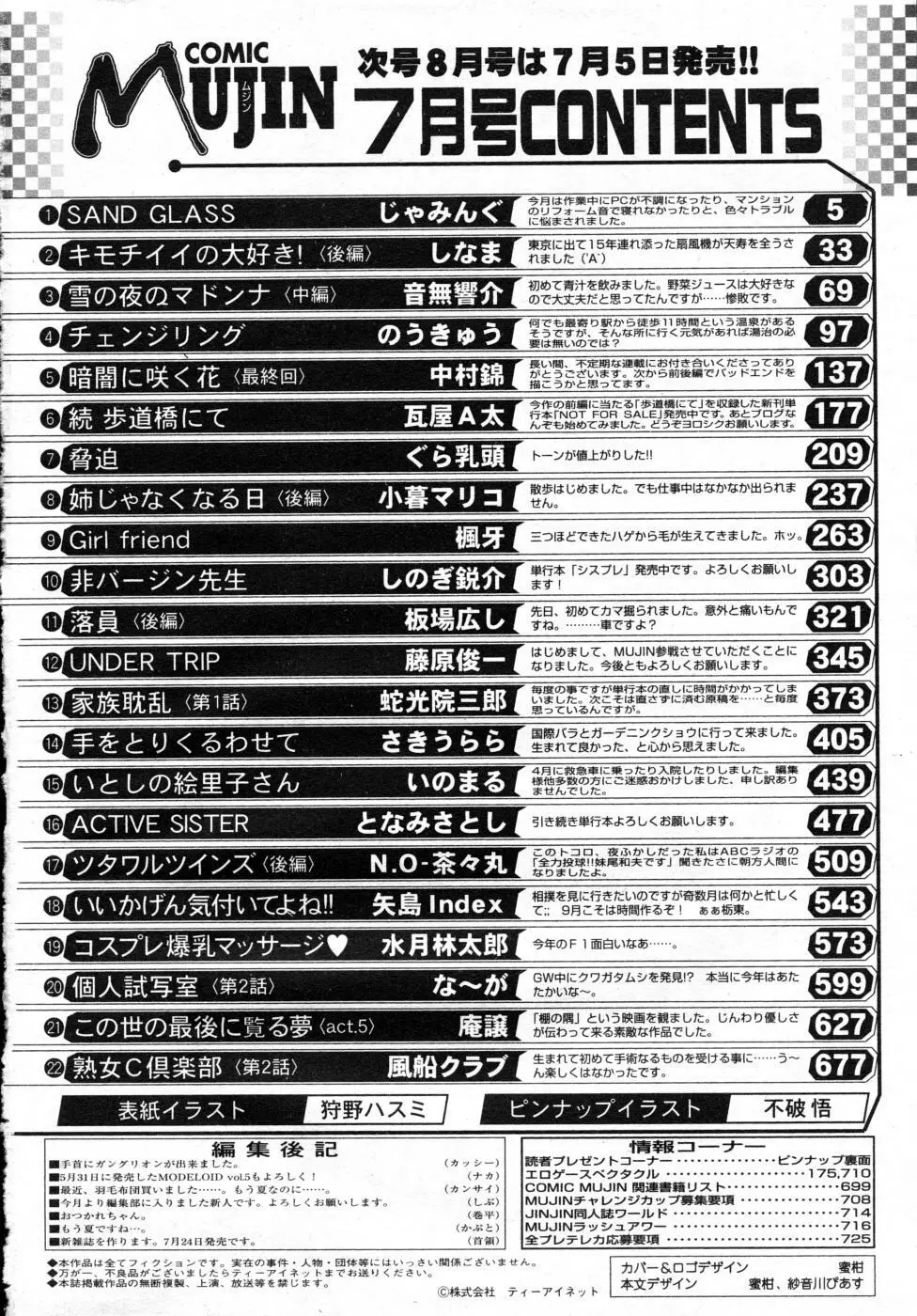 COMIC MUJIN 2007年7月号 623ページ