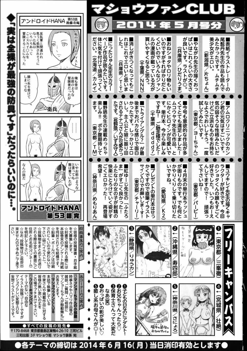 コミック・マショウ 2014年7月号 255ページ