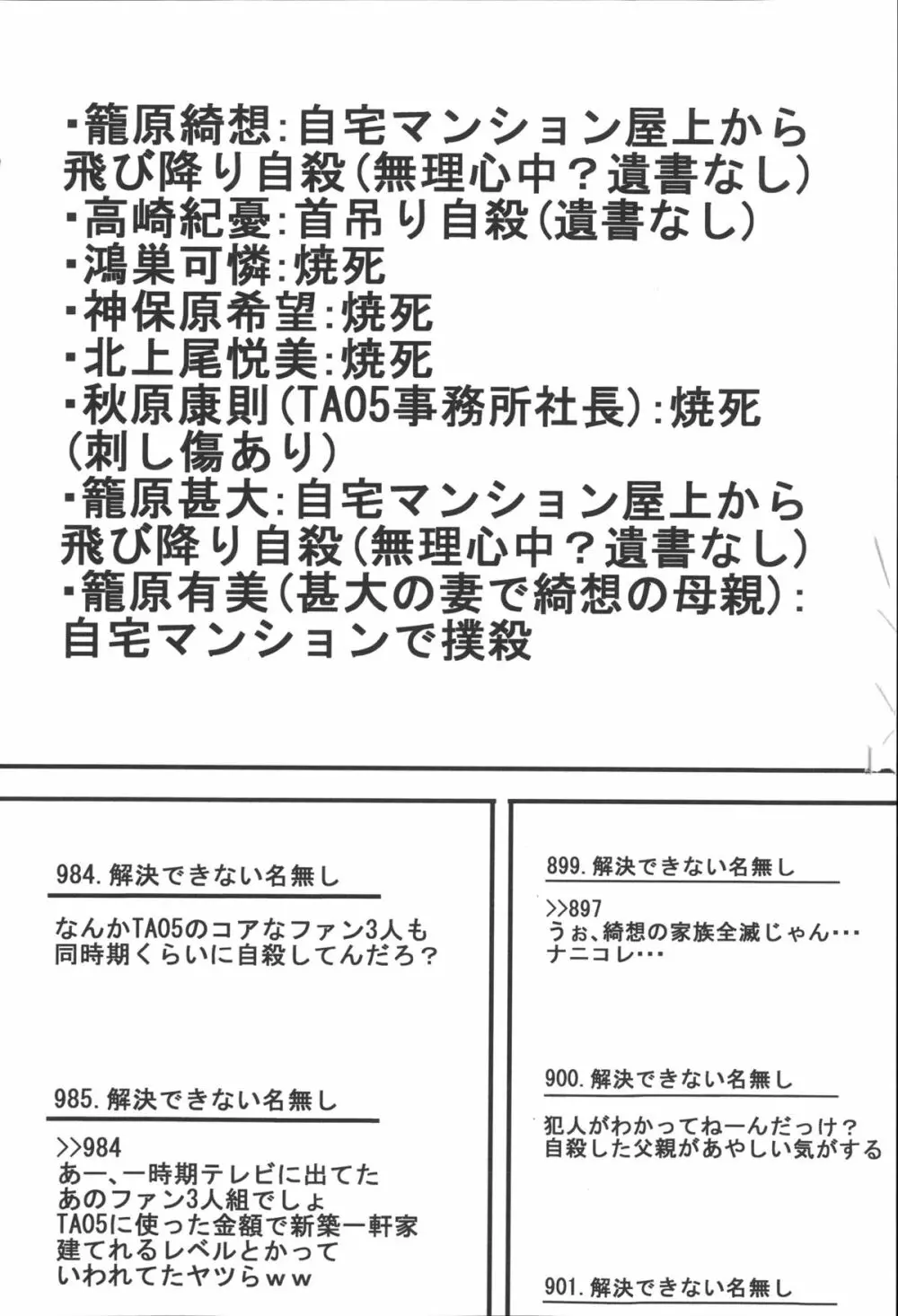 壊楽園 －豚以下な私－ + ラフ画小冊子よ, 複製原画 225ページ