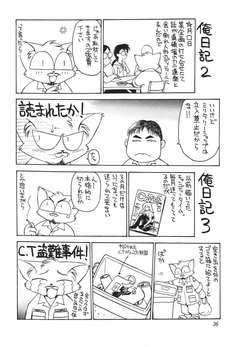 常夏ねこ日記 37ページ