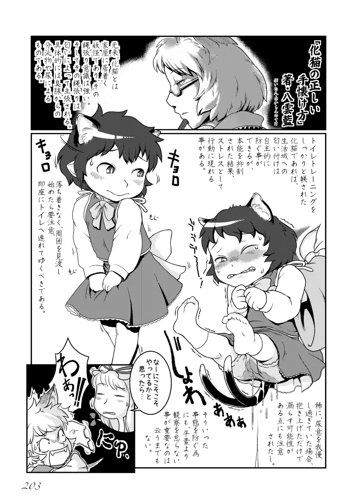 東方の尿の合同です。～二度あることは三度ある～ 204ページ