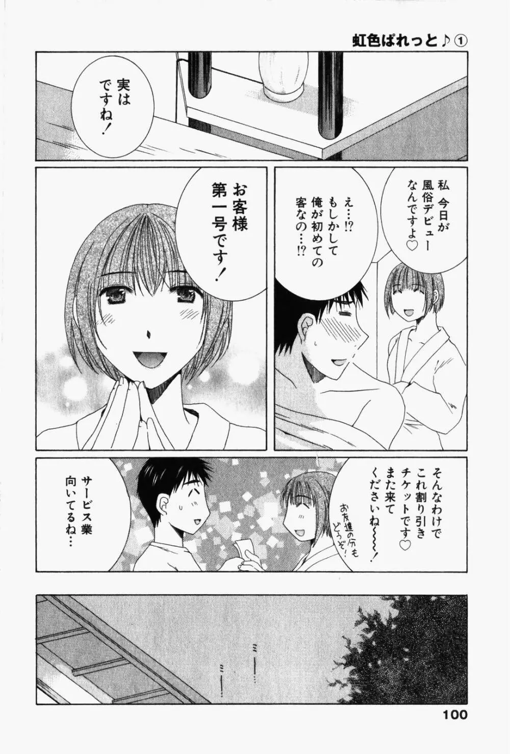 虹色ぱれっと♪ 第1巻 103ページ