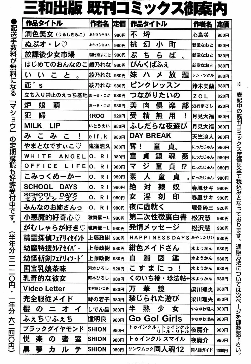 コミック・マショウ 2007年1月号 224ページ