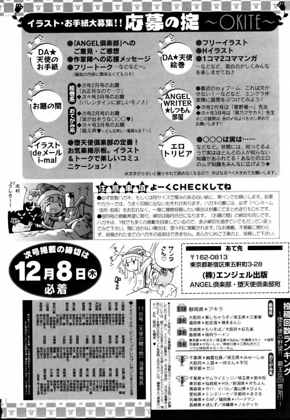 ANGEL 倶楽部 2006年1月号 422ページ