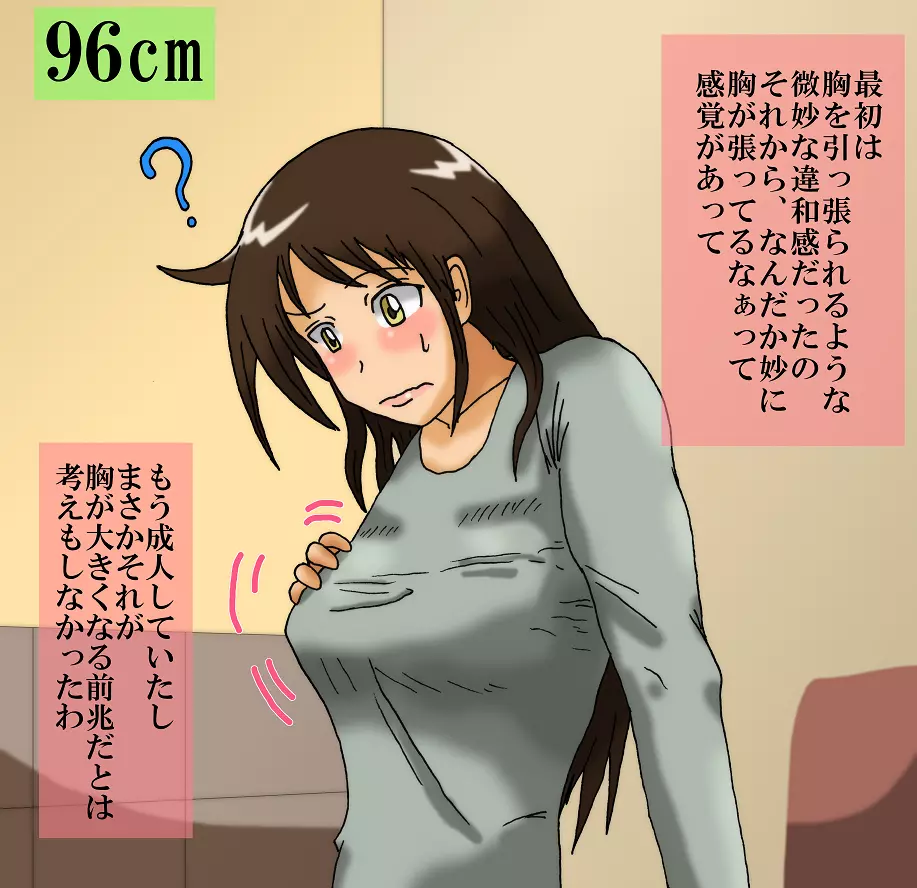 おっぱいが大きくなった話 3ページ